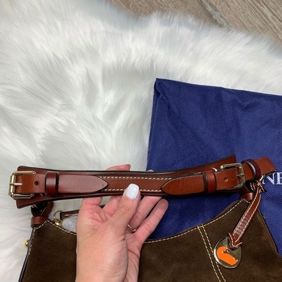 Dooney & Bourke Brown Hobo Bag - Picture 4 of 8